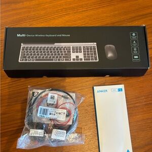 WFH Accessories Bundle - Anker/Plantronics - Keyboard, Mouse, Dock, and Headset
